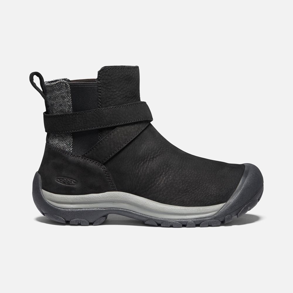 Botas de Invierno Keen Mexico Negros/Grises - Mujer Kaci Ii Pull On - TA2175493